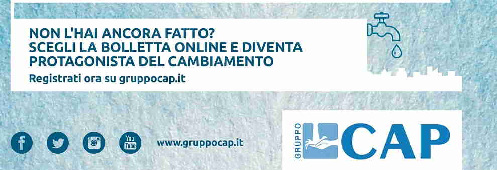 Nuova bolletta firmata Gruppo CAP