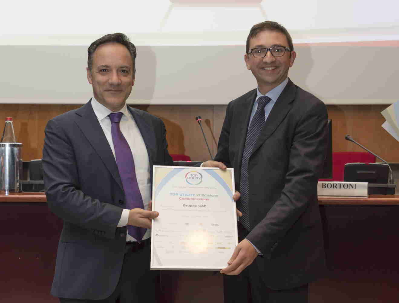 Premio Top Utility: Gruppo CAP, migliore azienda pubblica nella comunicazione