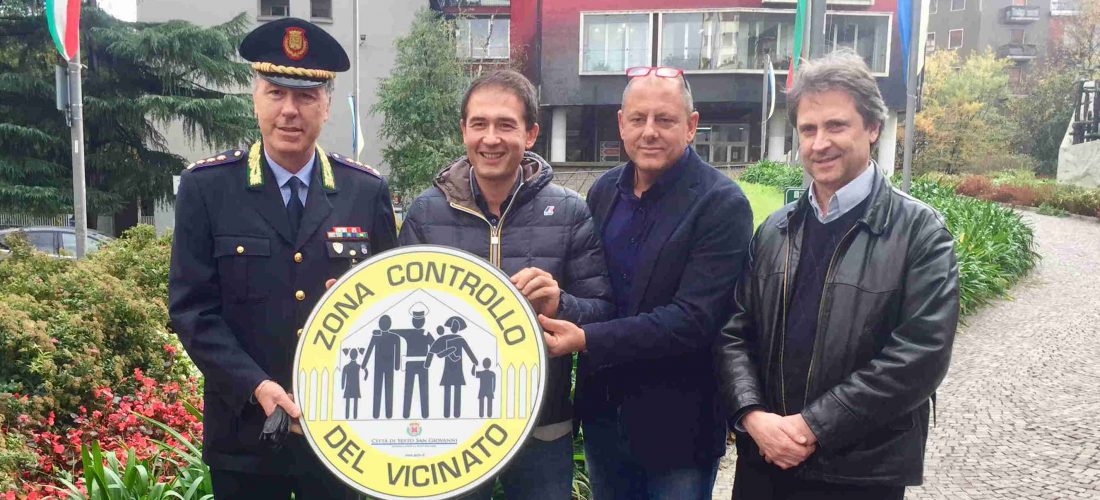 Installato il primo cartello CONTROLLO DEL VICINATO