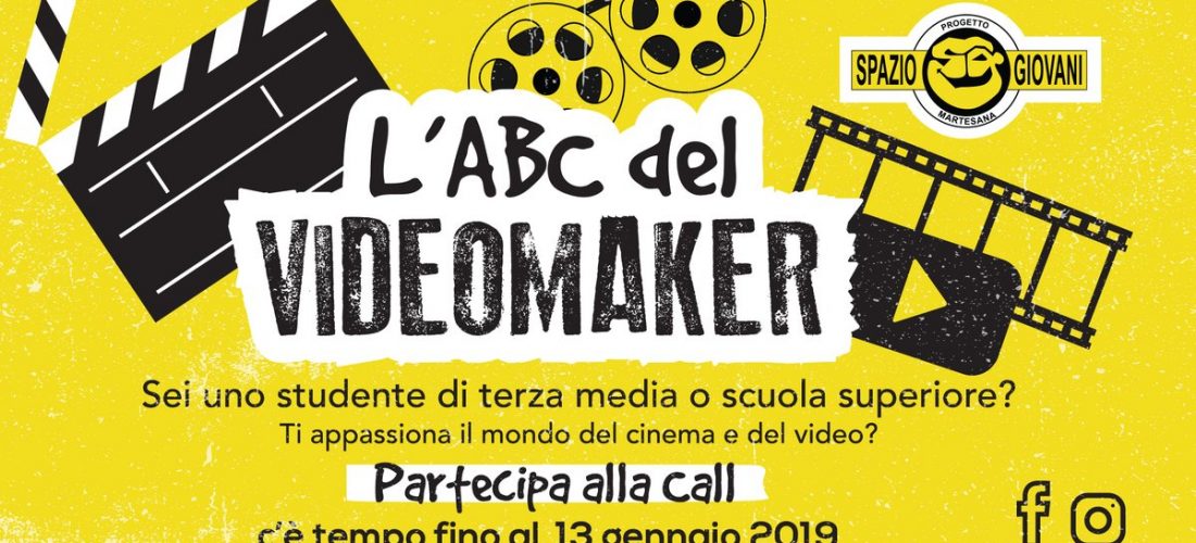 Spazio Giovani Martesana lancia l’ABC del VideoMaker