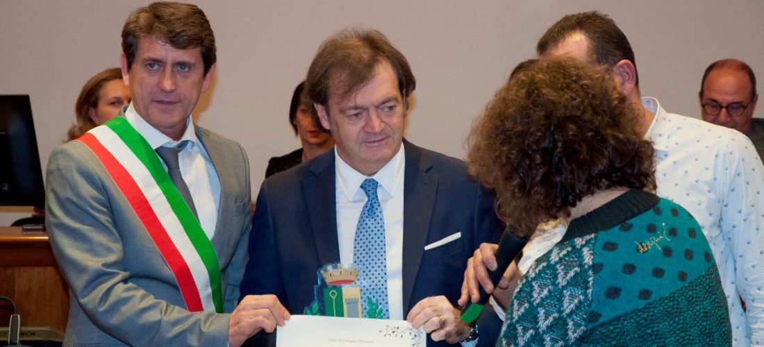 A Massimo Scaccabarozzi il riconoscimento del Comune per la brillante attività professionale e l’impegno verso la Comunità