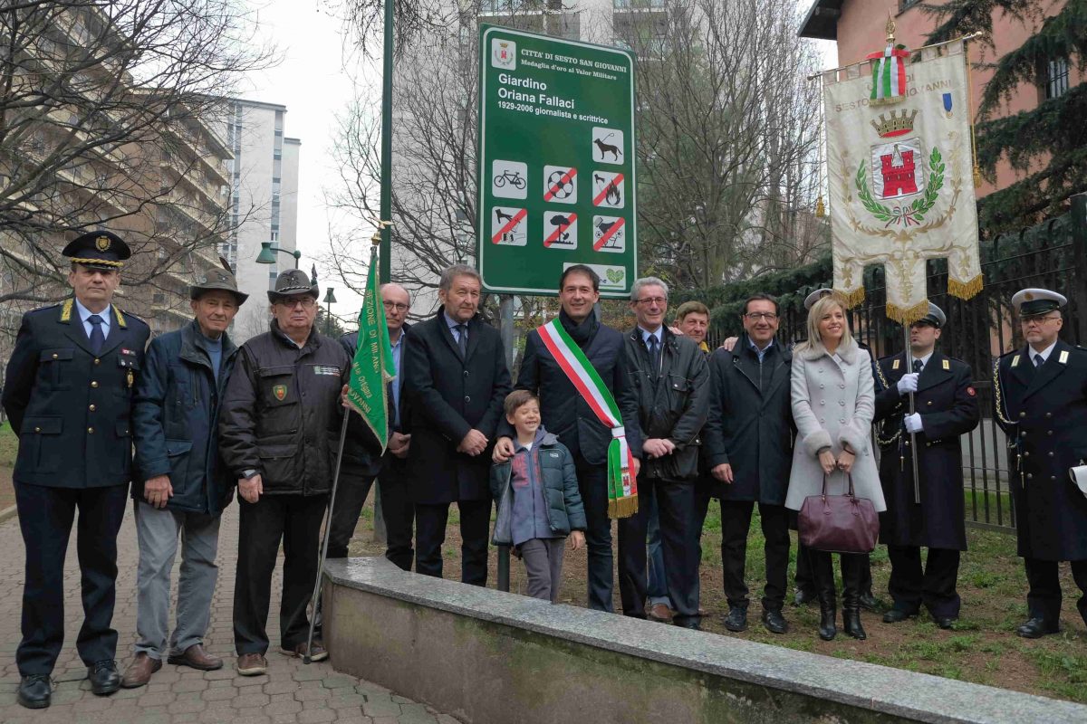 Sesto, intitolati i giardini a Oriana Fallaci