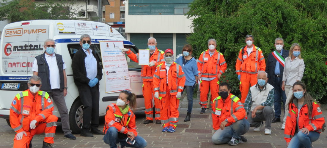 Un mezzo per il trasporto di utenti disabili e con maggiori difficoltà