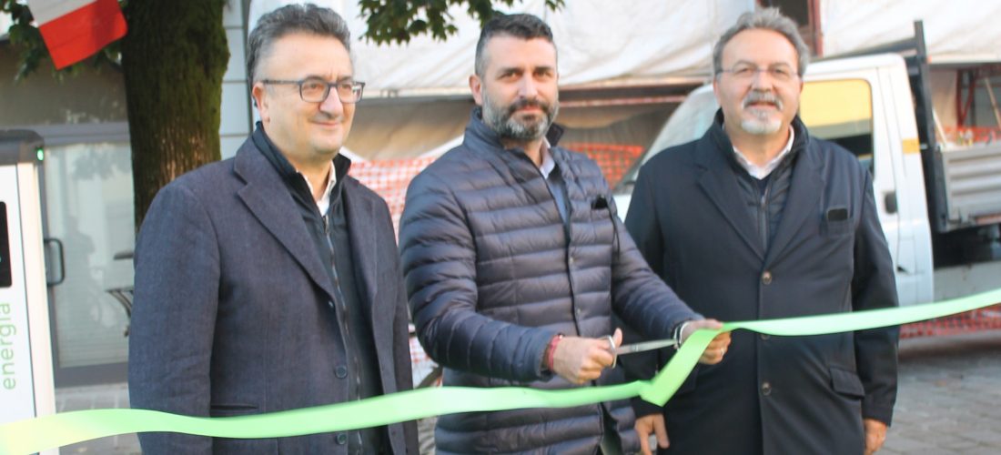 Inaugurata a Inzago la stazione di ricarica elettrica targata Cogeser Energia