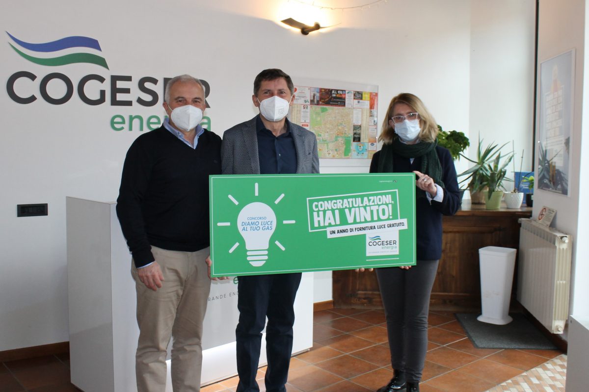 COGESER Energia premia la fedeltà: ecco i primi tre vincitori del concorso “Diamo luce al tuo gas”