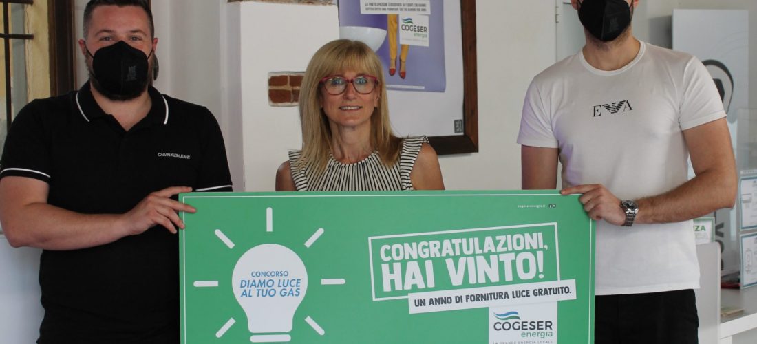 “Diamo luce al tuo gas”: a Silvia, Franca e Roberto tre anni di luce gratuita