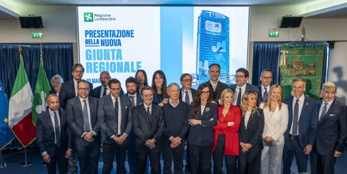 Presentata la nuova Giunta della Lombardia