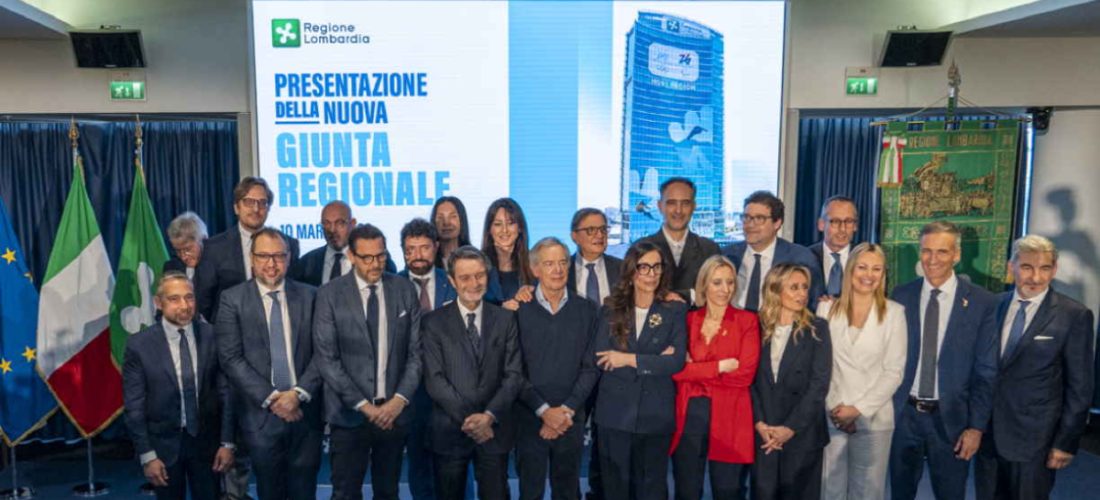 Presentata la nuova Giunta della Lombardia