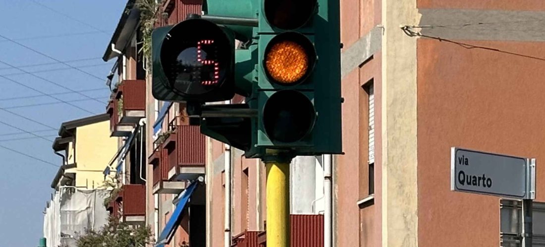 A Brugherio installati i countdown semaforici