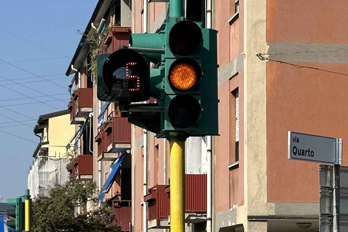 A Brugherio installati i countdown semaforici