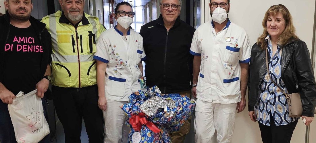 Gli Amici di Denise in visita all’Istituto dei Tumori