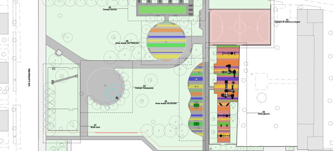 Rivoluzione colorata al Parco Allende