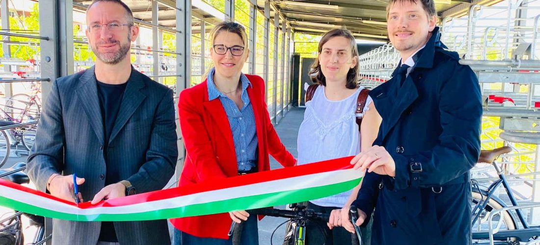 Riaperto il parcheggio per le biciclette a servizio della stazione ferroviaria