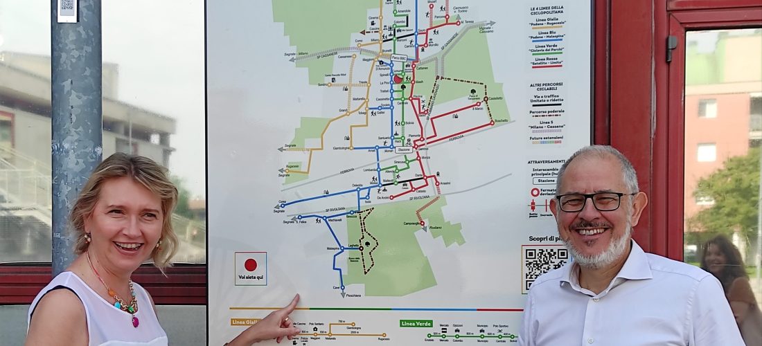 Ultimata la Ciclopolitana con mappe e cartelli