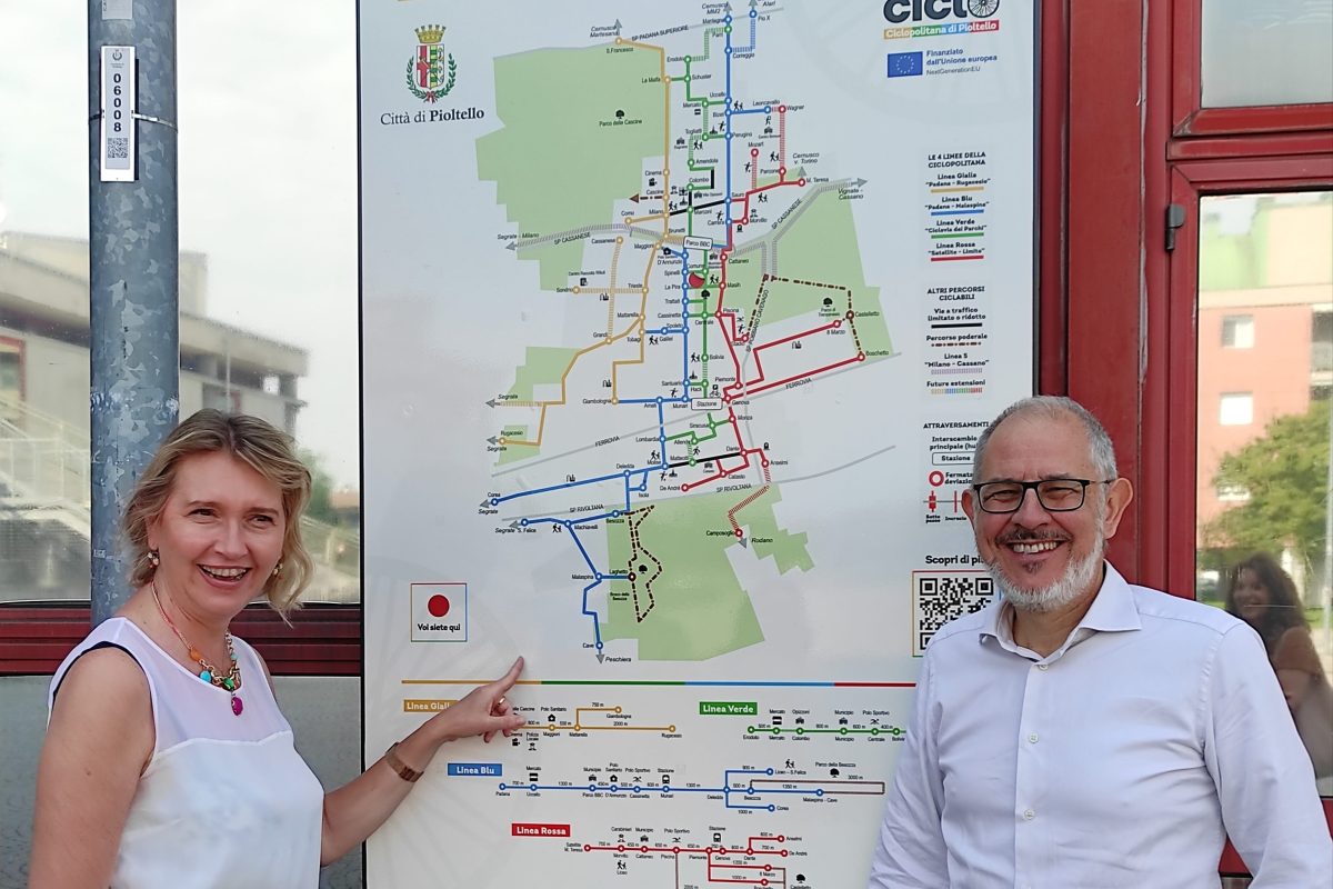 Ultimata la Ciclopolitana con mappe e cartelli