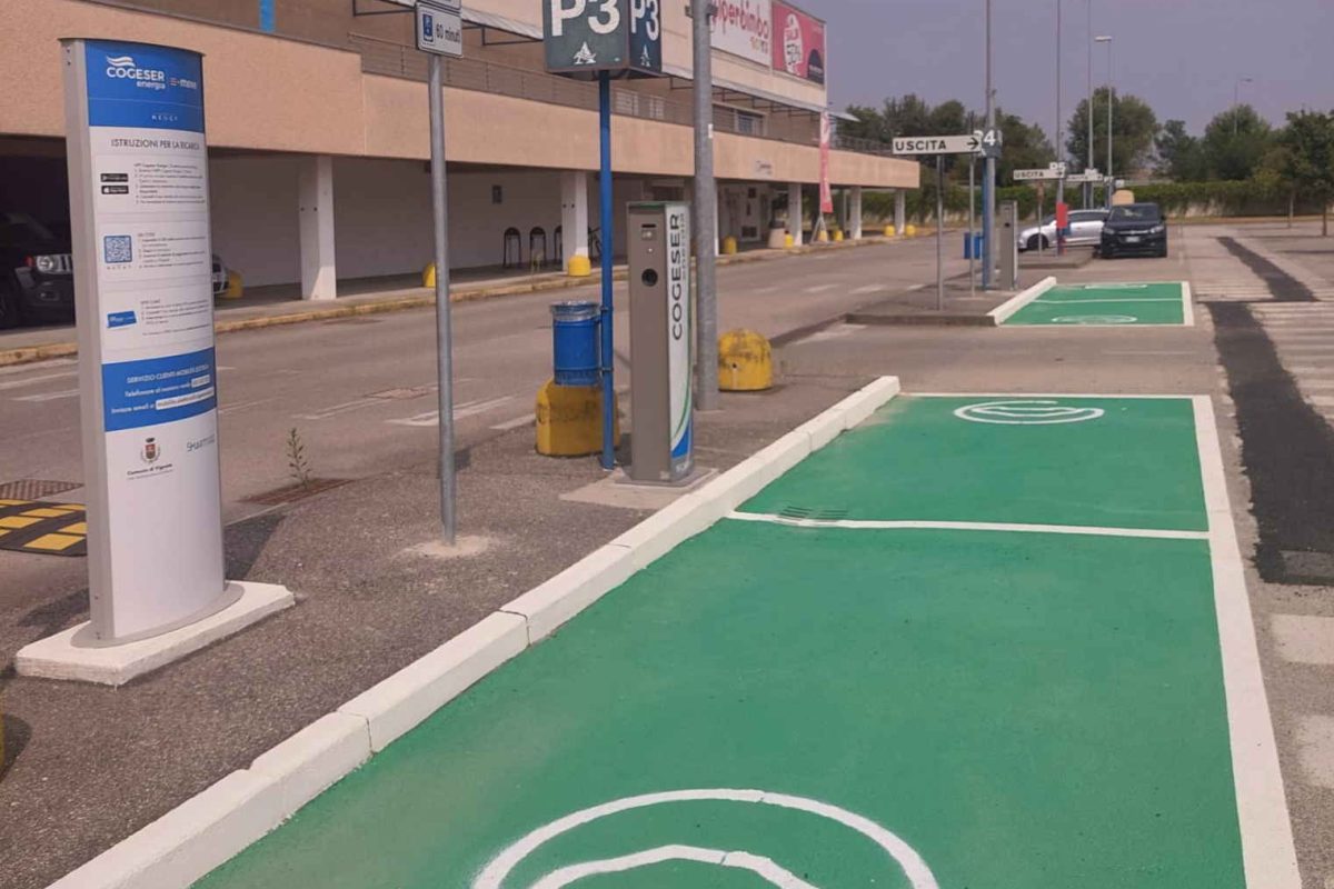 Vignate inaugura la seconda stazione di ricarica elettrica firmata COGESER Energia 