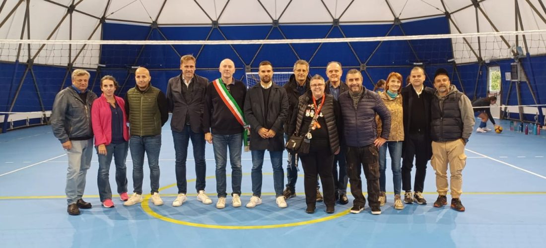 Inaugurato il Pallone sportivo di via don Minzoni