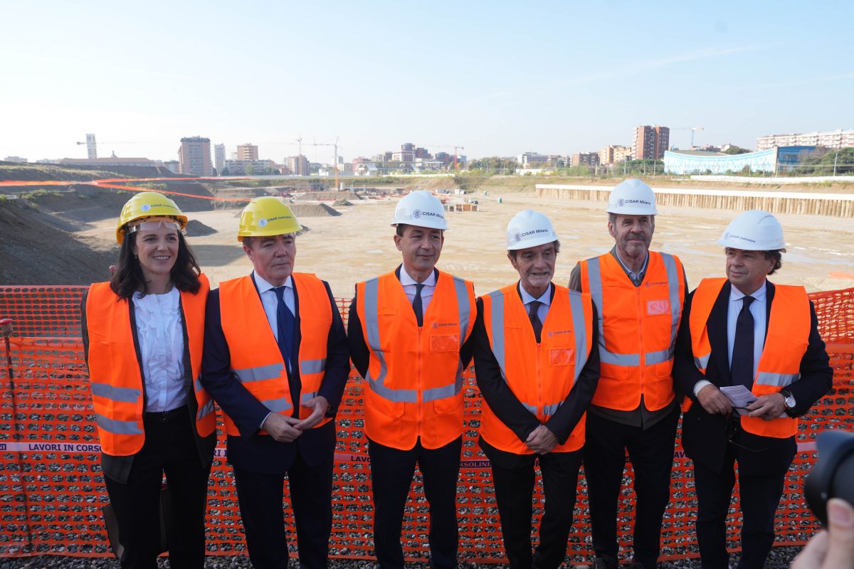 Visita al cantiere della Città della Salute e della Ricerca ad un anno dall’inizio dei lavori
