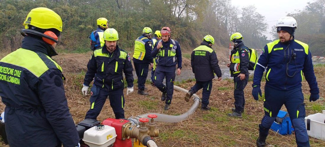 Esercitazione della Protezione Civile della Città Metropolitana sugli effetti del cambiamento climatico