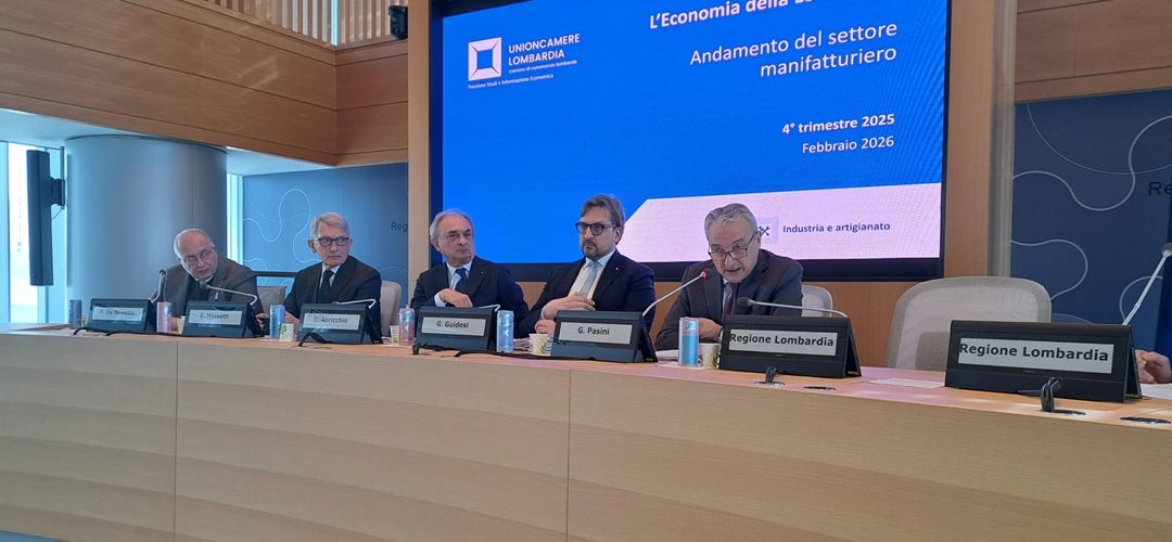 Imprese, prosegue la crescita della manifattura lombarda