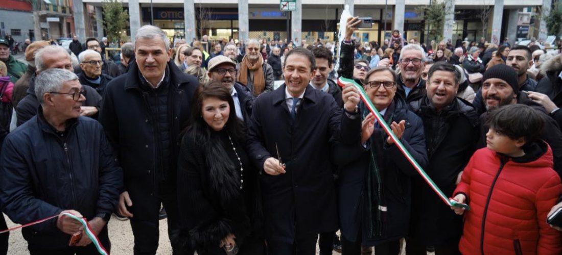 Inaugurata la “Piazza Giardino” Trento e Trieste