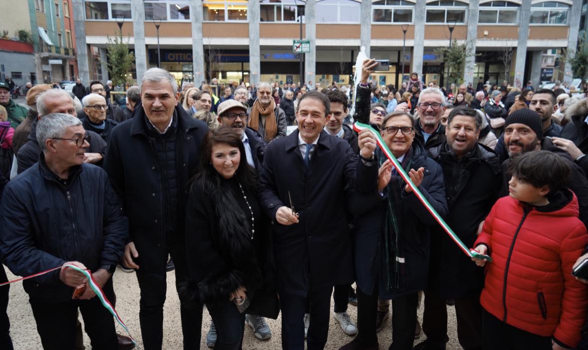 Inaugurata la “Piazza Giardino” Trento e Trieste