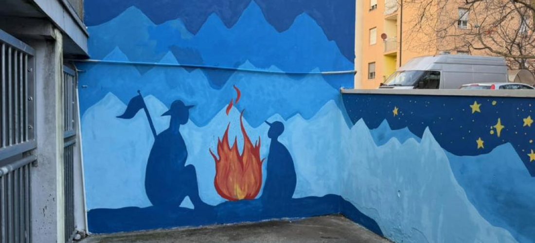 Gli scout a Cinisello Balsamo compiono 80 anni e realizzano un murale per la città