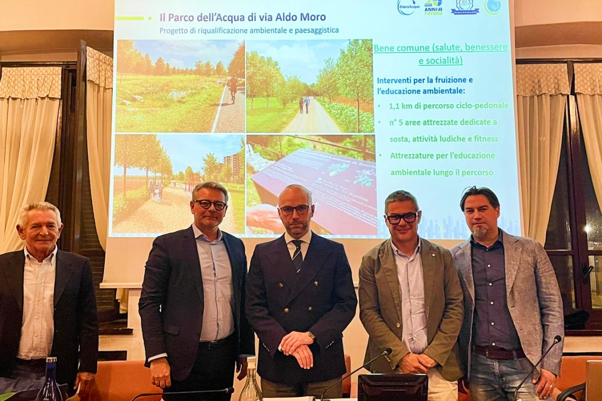 Presentato il progetto del Parco dell’Acqua di via Aldo Moro: sostenibilità, biodiversità e nuovi spazi per la comunità