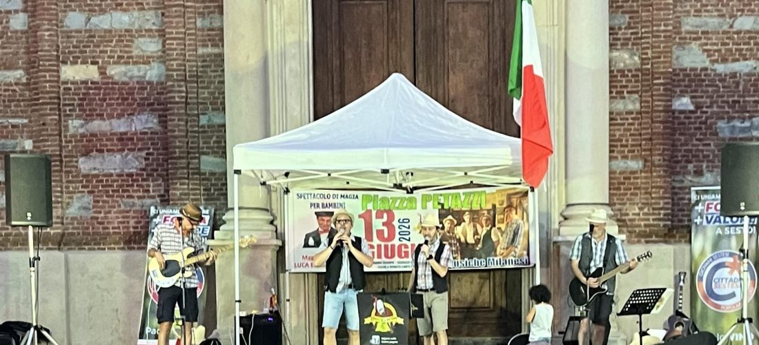 Piazza Petazzi gremita oltre ogni aspettativa: una straordinaria giornatadi musica, cultura e partecipazione