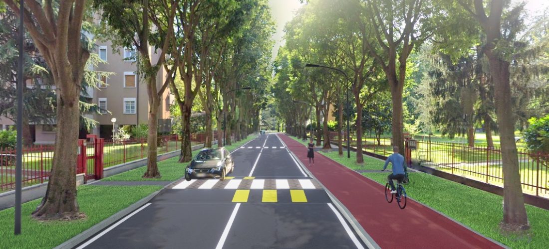 Al via la riqualificazione di via Don Sturzo: nuova pista ciclopedonale, alberi preservati, depavimentazione dei marciapiedi