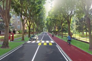 Al via la riqualificazione di via Don Sturzo: nuova pista ciclopedonale, alberi preservati, depavimentazione dei marciapiedi