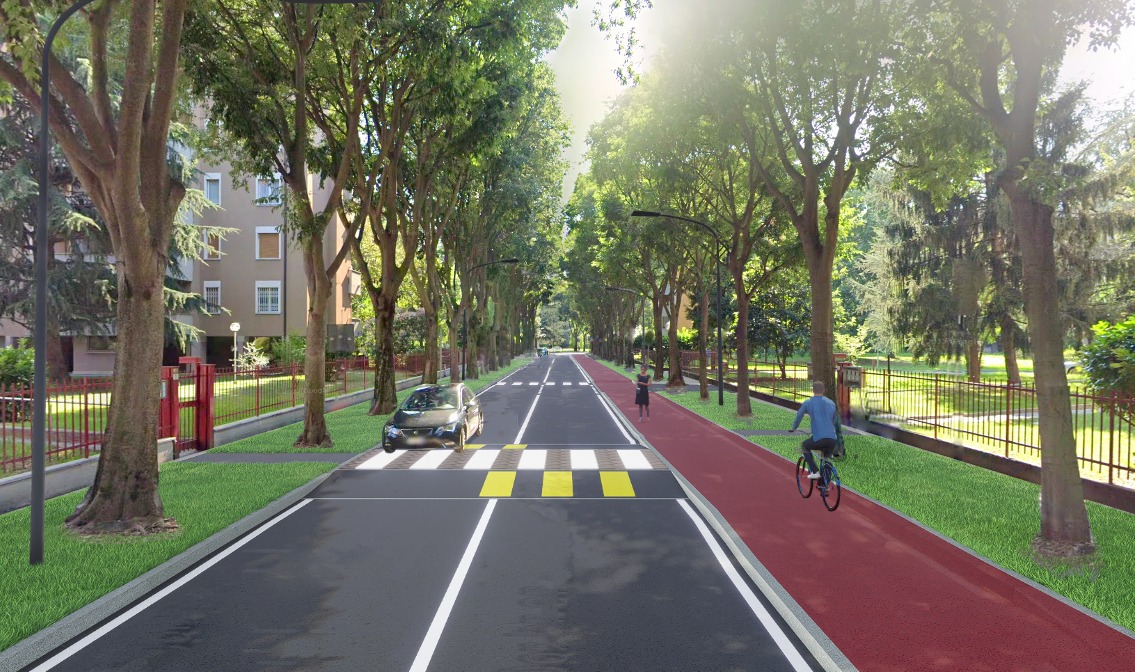 Al via la riqualificazione di via Don Sturzo: nuova pista ciclopedonale, alberi preservati, depavimentazione dei marciapiedi
