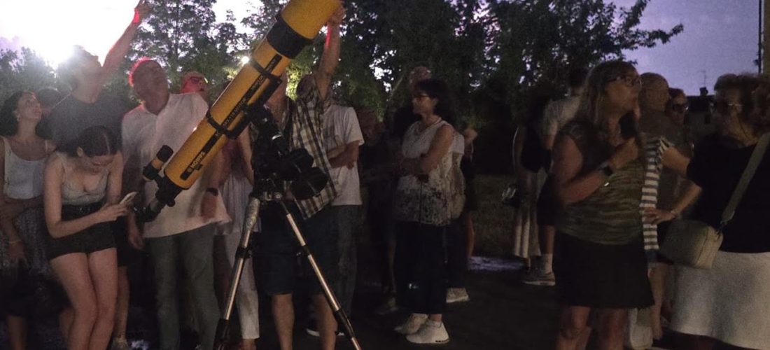 Un successo senza precedenti per la serata astronomica al Maio