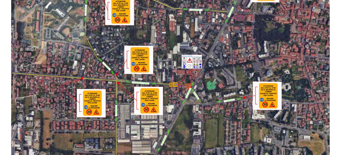 Al via i lavori per la rivoluzione viabilistica di viale Lombardia in zona Moncucco