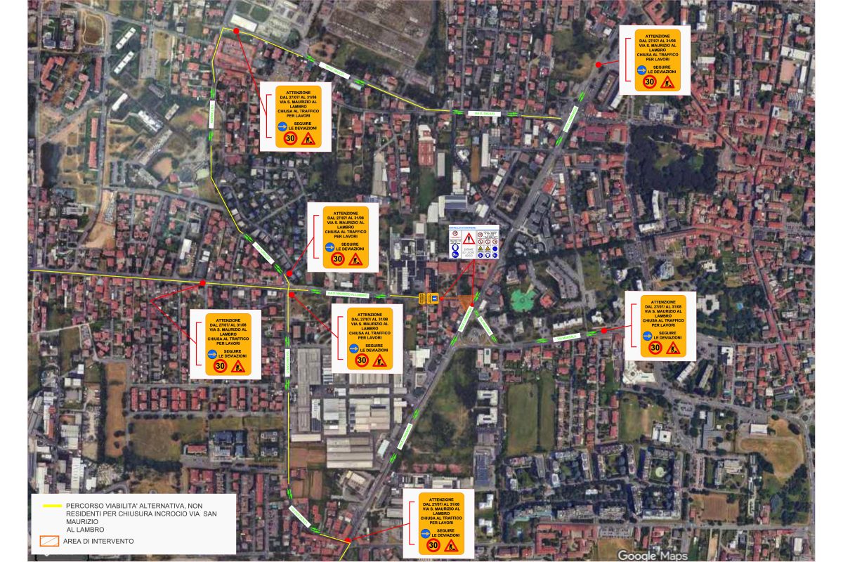 Al via i lavori per la rivoluzione viabilistica di viale Lombardia in zona Moncucco