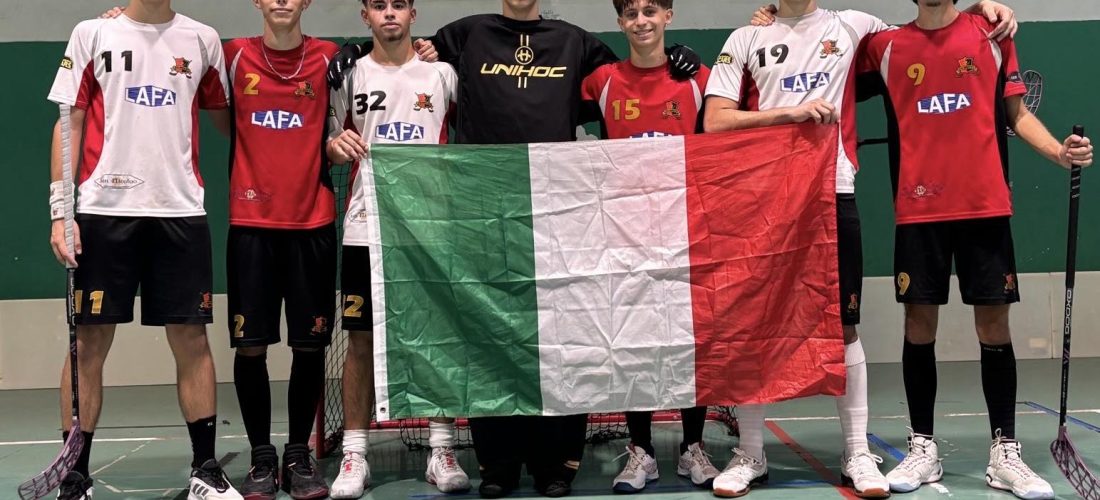 Sette atleti sestesi della Geas Unihockey ASD protagonisti con la Nazionale Under19 maschile