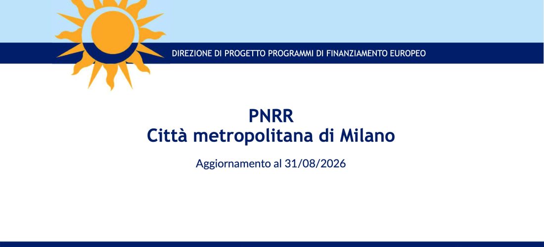 Presentati in Consiglio metropolitano i numeri del PNRR al 31 agosto 2026