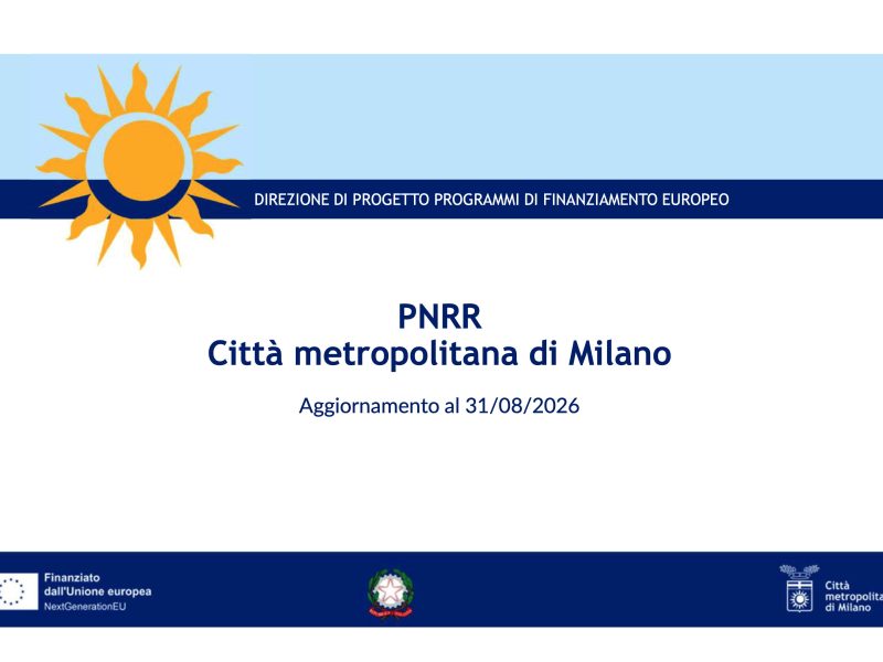 Presentati in Consiglio metropolitano i numeri del PNRR al 31 agosto 2026